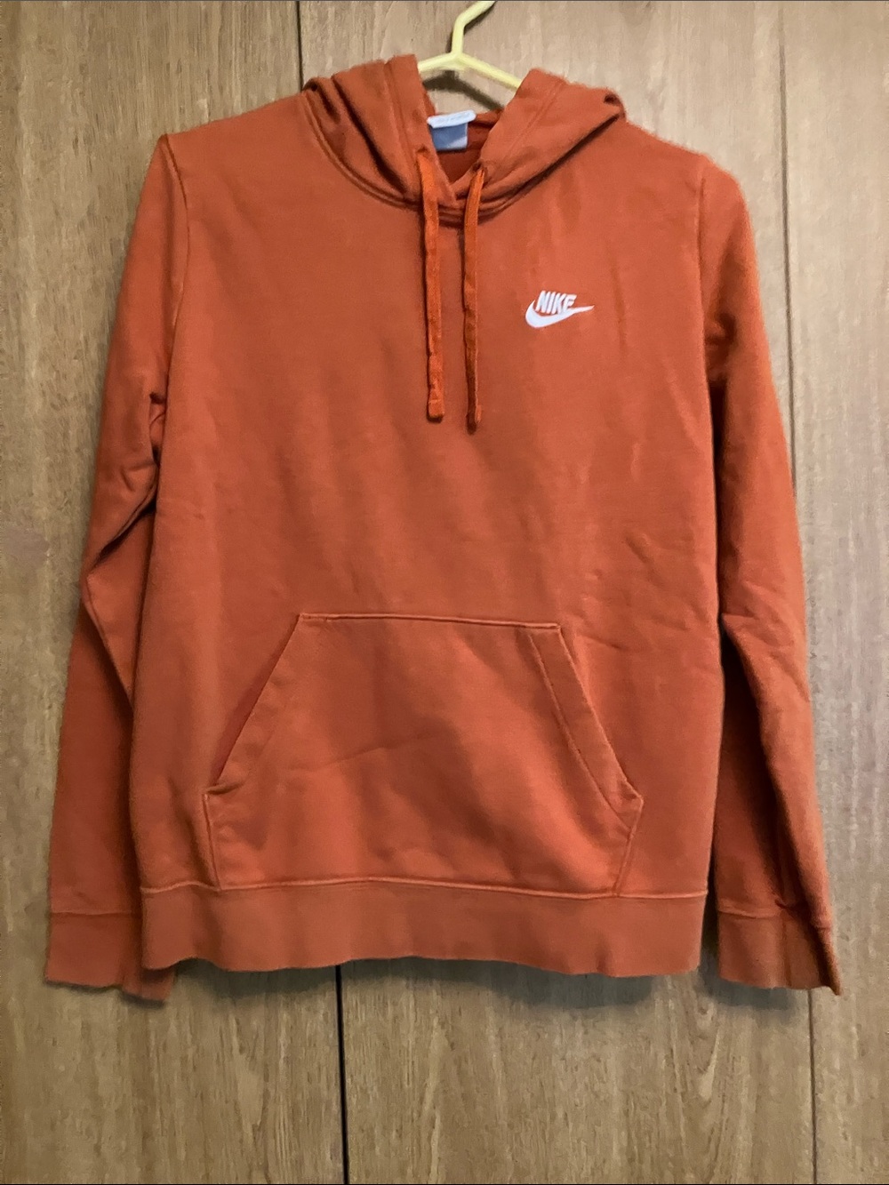 Women's Orange Nike Hooded Sweatshirt